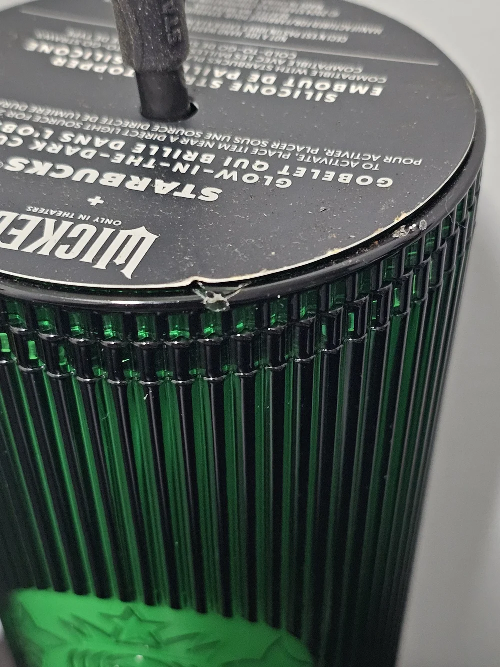 Starbucks Green Ribbed Stainless Tumbler